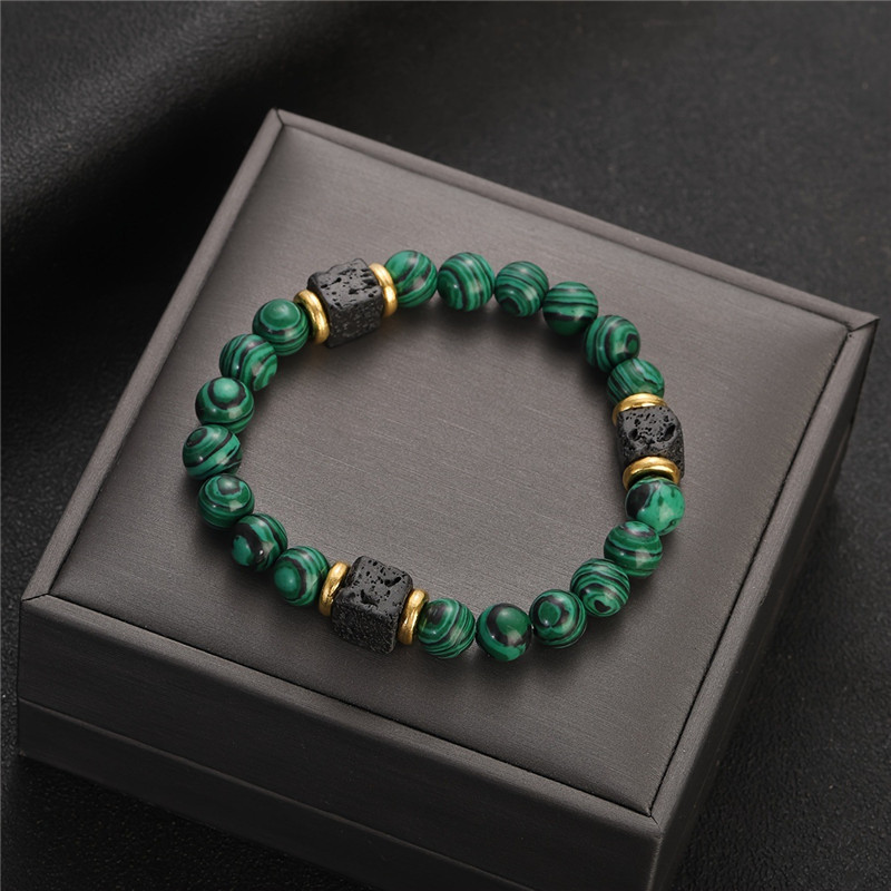 Mens Fashion Help - 1 Stück Neues Malachit-Armband für Männer