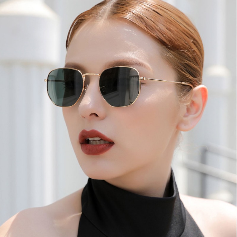 Men'S Fashion Round Glasses - Runde Punk-Sonnenbrille für Männer, Luxusmarken-Designer Retro-Sonnenbrille