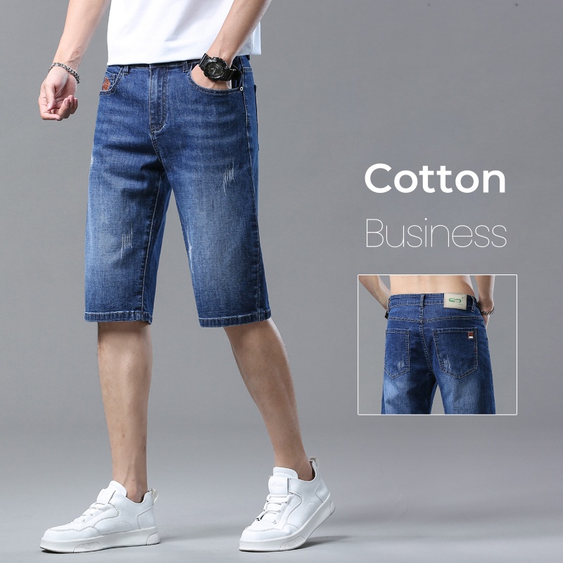 Men Fashion Jeans - Männer Shorts Sommer Gerade Denim Shorts