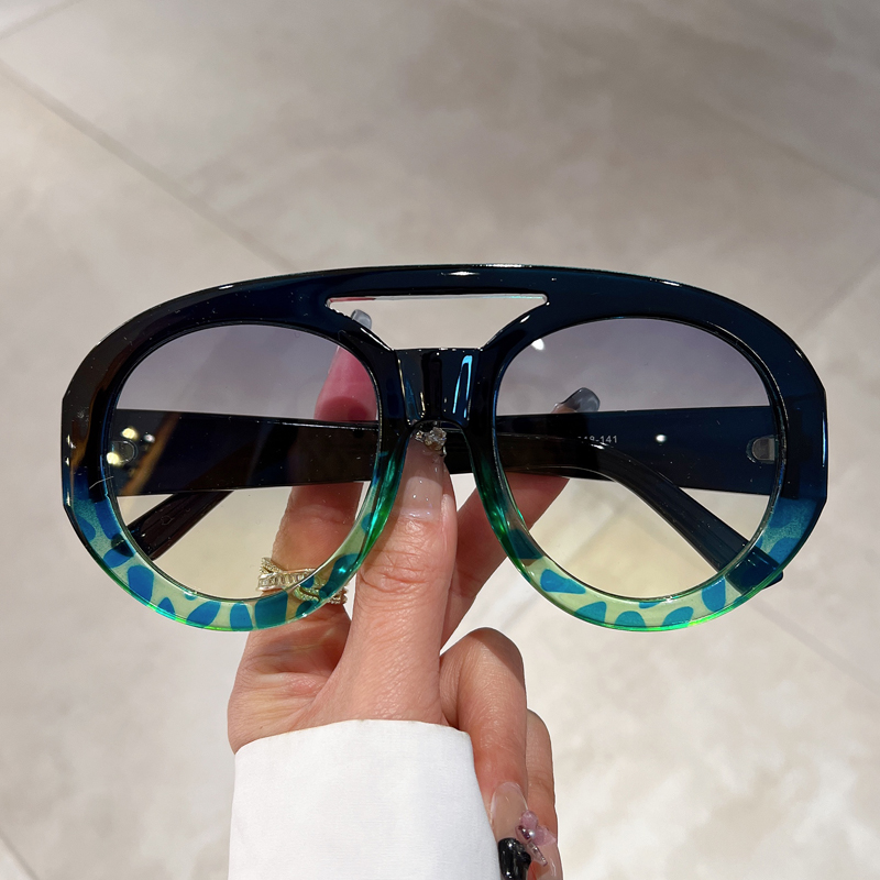 Men'S Fashion Round Glasses - Übergroße Runde Sonnenbrille für Männer, Modische