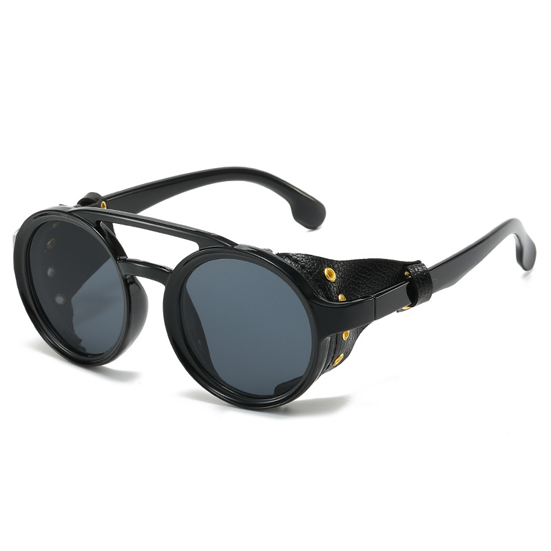 Men'S Fashion Round Glasses - Retro Anti-UV Sonnenbrille für Männer und