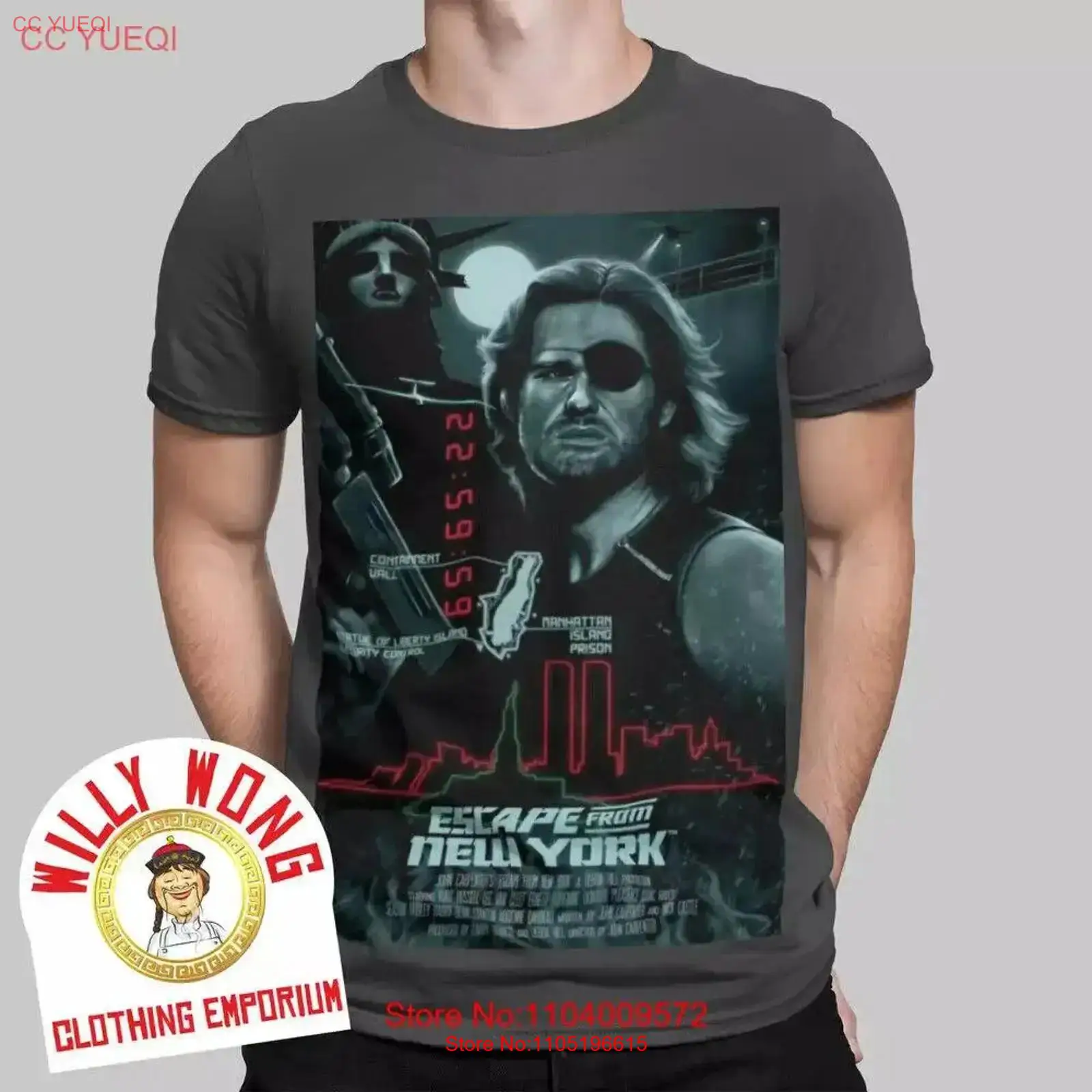 Men'S Fashion New York - Escape From New York T-Shirt Retro-Film