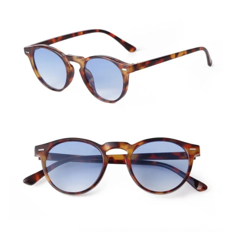 Men'S Fashion Round Glasses - Vintage Mode Runde Sonnenbrille für Damen