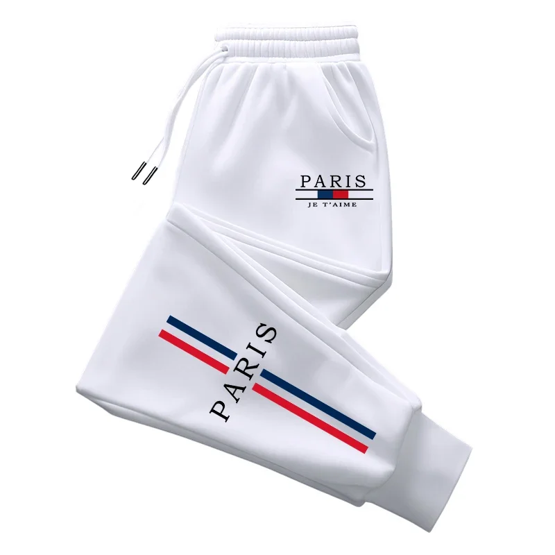 Men'S Fashion Paris 2025 - Paris Fashion Jogginghose für Herren, Ganzjahres-Freizeit-Sport-Joggerhose