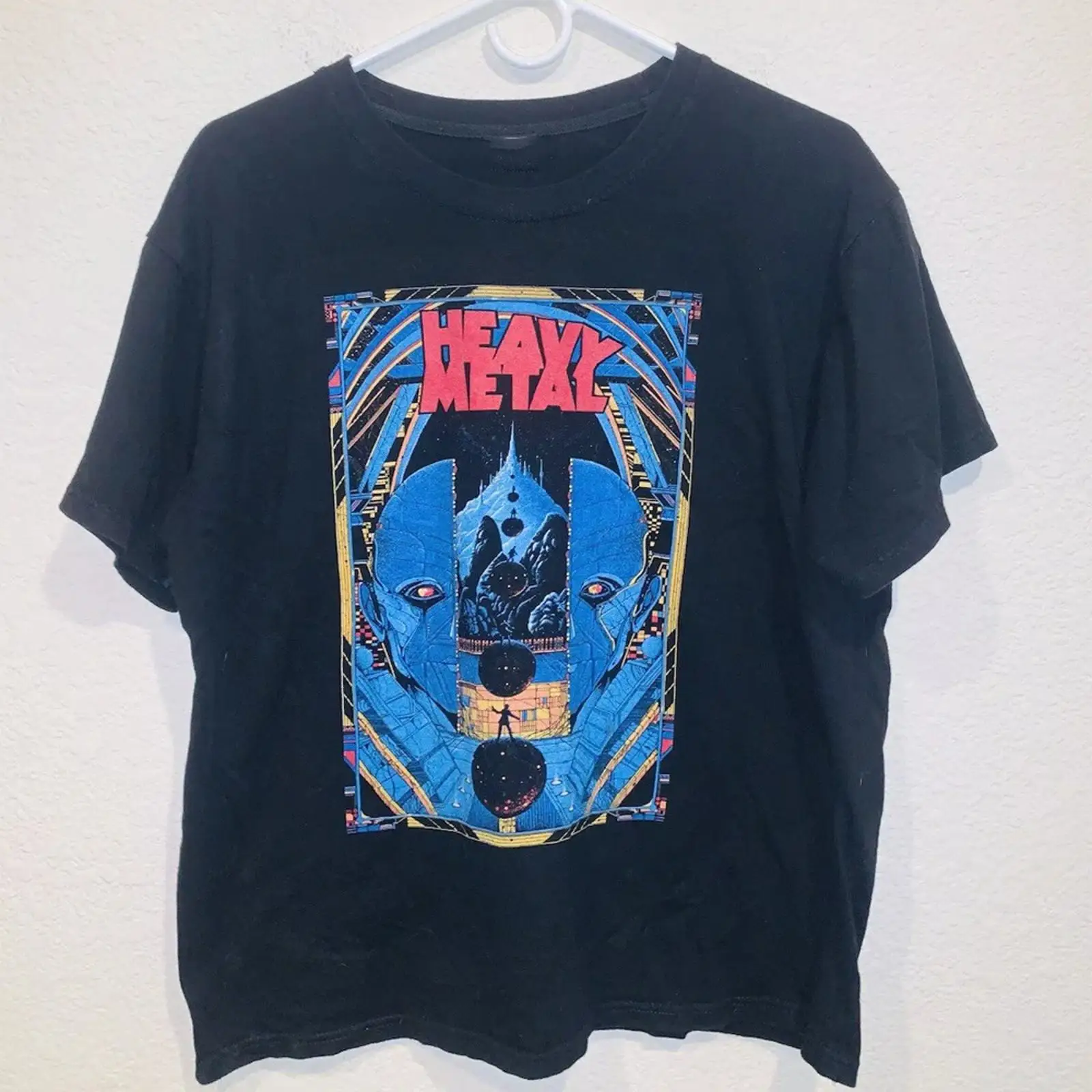 Mens Fashion Magazines - Vintage Heavy Metal T-Shirt Schwarz S