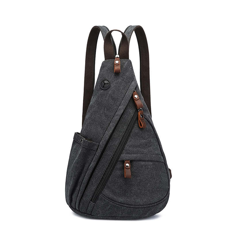 Mens Fashion Blog - Umhängetasche aus Segeltuch, umwandelbar, Umhängetasche, Brusttasche,