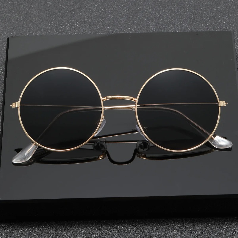 Retro Herren Punk-Stil Sonnenb – Men'S Fashion Round Glasses Bewertung und Preis