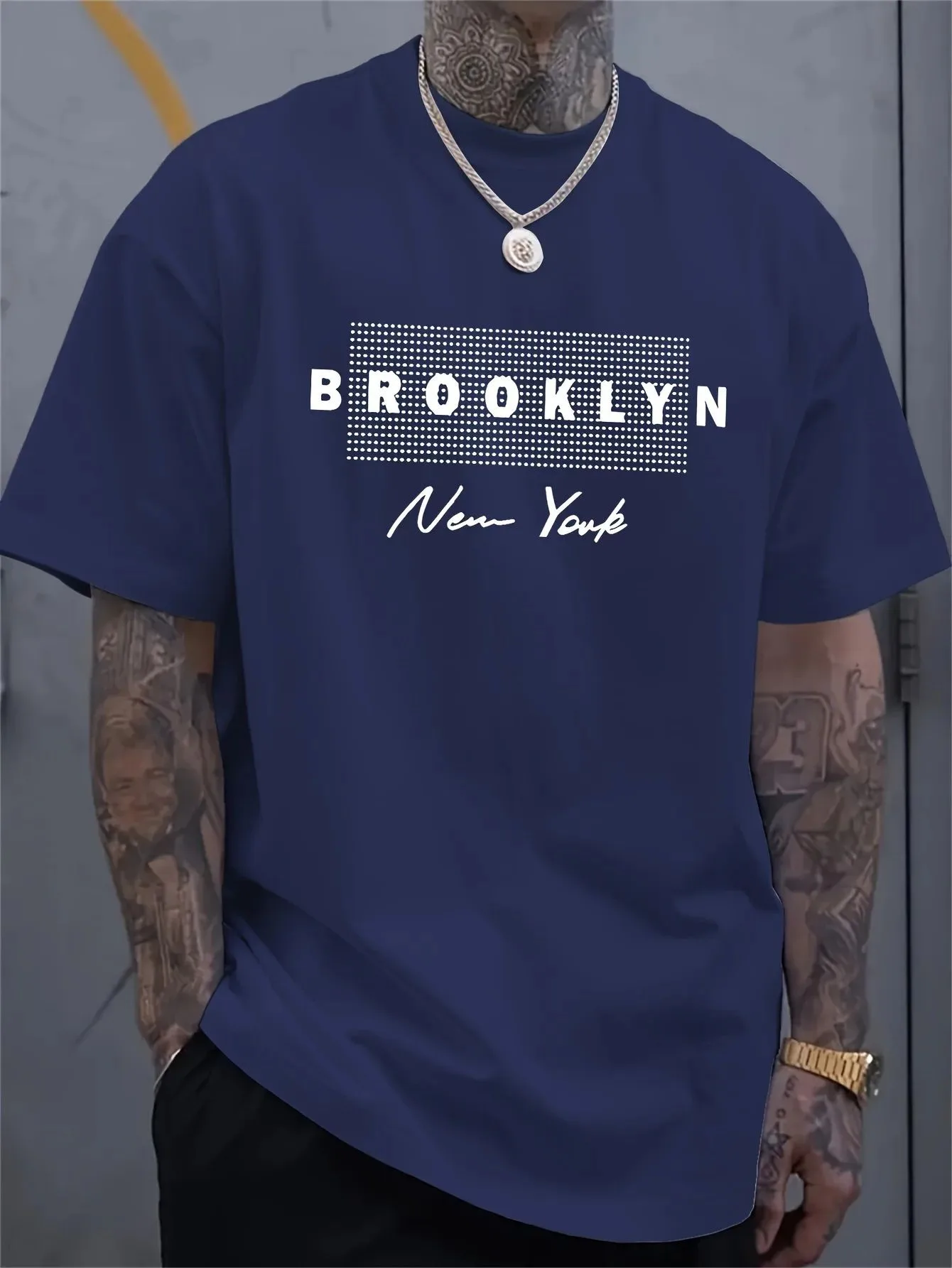 Herren T-Shirt mit New York Au – Men'S Fashion New York Bewertung und Preis