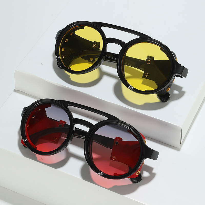 Retro Anti-UV Sonnenbrille für – Men'S Fashion Round Glasses Bewertung und Preis