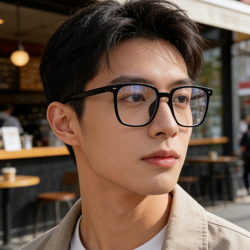 Einfacher quadratischer Kunsts – Mens Fashion Reading Glasses Bewertung und Preis