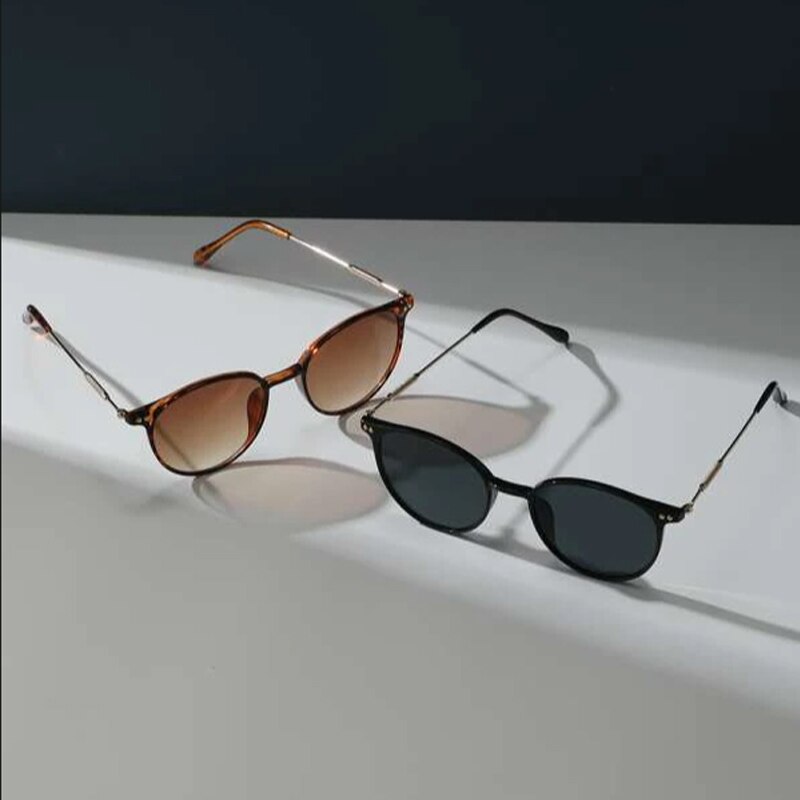 2 Stück Damen Herren Kleine Ru – Men'S Fashion Round Glasses Bewertung und Preis