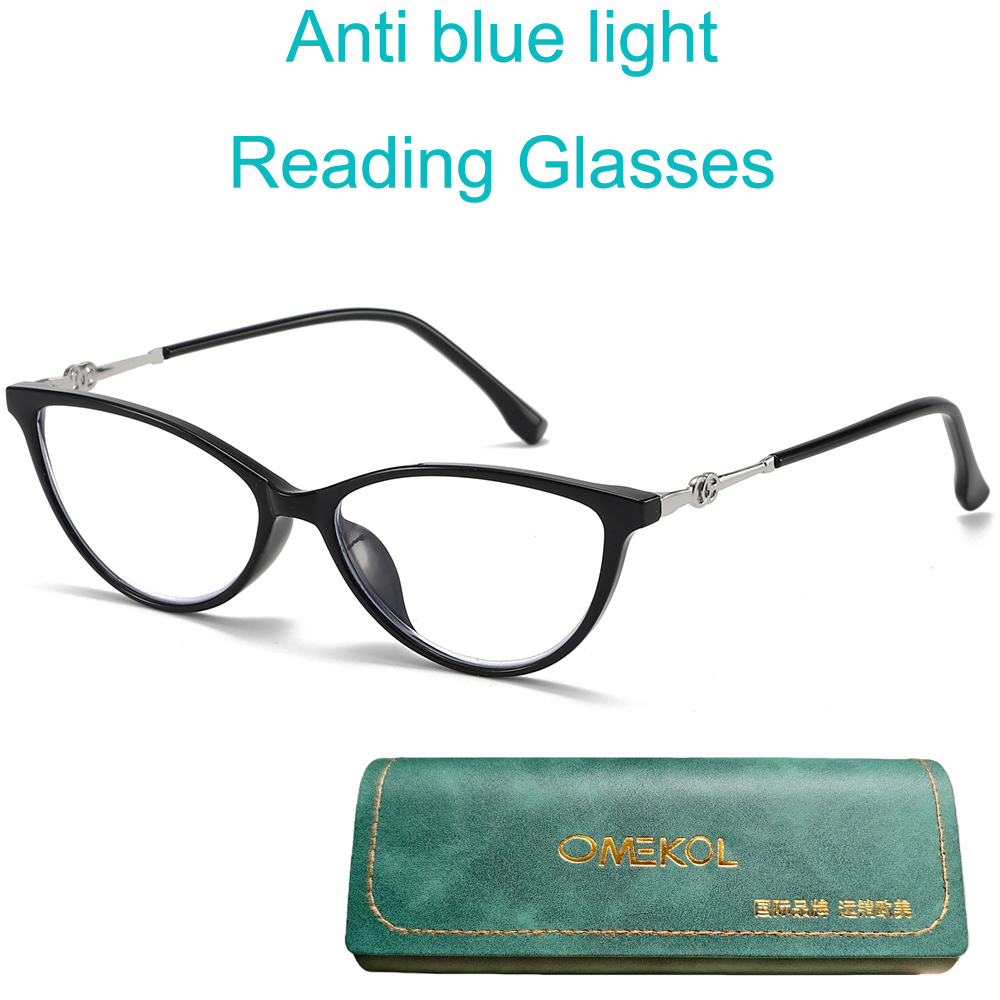 OMEKOL Modische Cat-Eye Blauli – Mens Fashion Reading Glasses Bewertung und Preis
