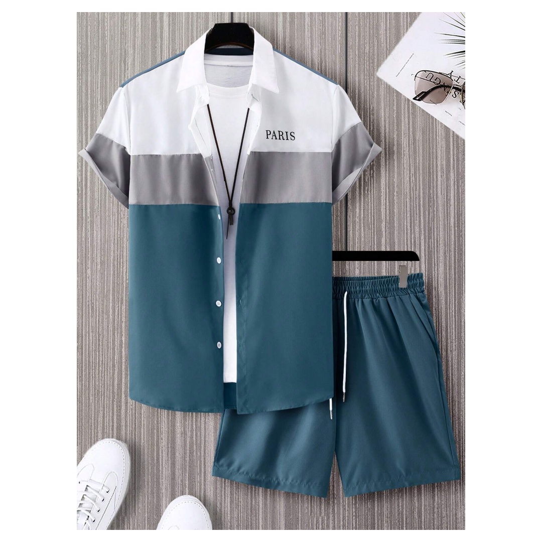 Herrenmode-Anzug, blau-weiß pa – Men'S Fashion Color Bewertung und Preis