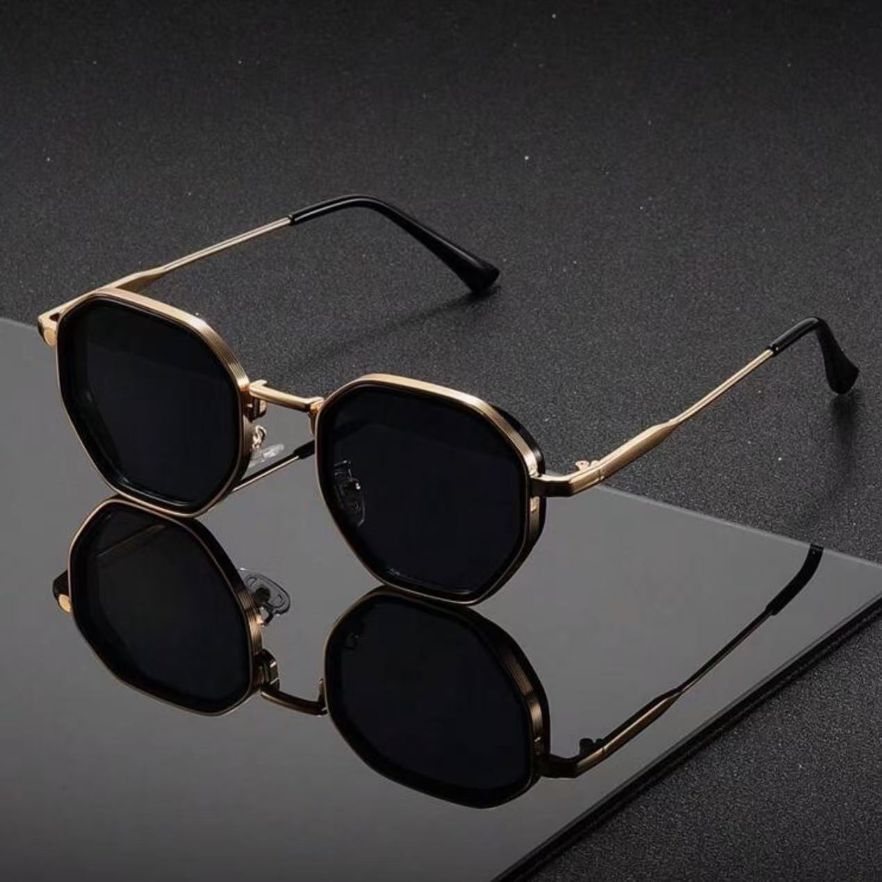 1 Paar Unisex-Sonnenbrillen au – Men'S Fashion Round Glasses Bewertung und Preis