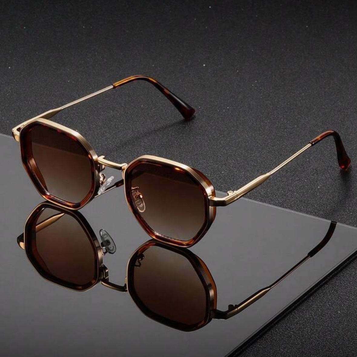 1 Paar Unisex-Sonnenbrillen au – Men'S Fashion Round Glasses Bewertung und Preis